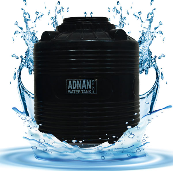 750 Litre Vertical Black Plastic Water Storage Tank Hyderabad – AWT